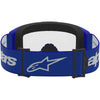 Masque Alpinestars Vision 3 Wordmark bleu transparent