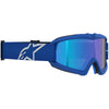 Masque Alpinestars Vision enfant Vesta blithe bleu blanc miroir bleu