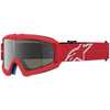 Masque Alpinestars Vision enfant Vesta rouge fluo chrome miroir argent