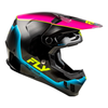 Casque FLY RACING Formula CC L.E. Underglow - gris/rose/bleu 2025