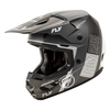 Casque FLY RACING Kinetic Rally - gris matte/noir/blanc 2025