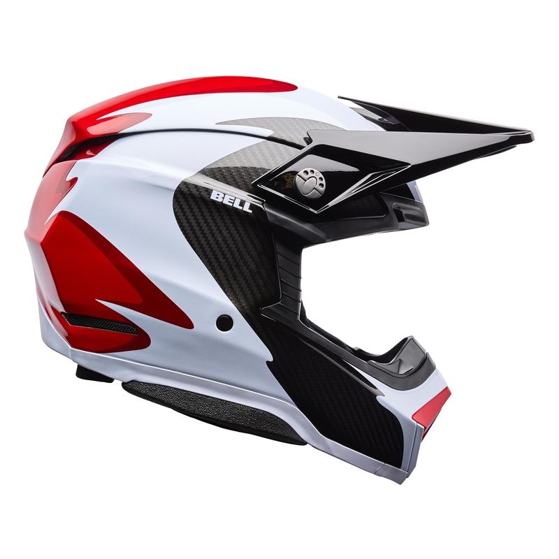 Casque BELL Moto-10 Spherical Fluid noir/rouge