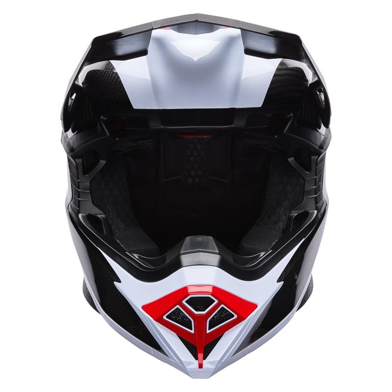 Casque BELL Moto-10 Spherical Fluid noir/rouge