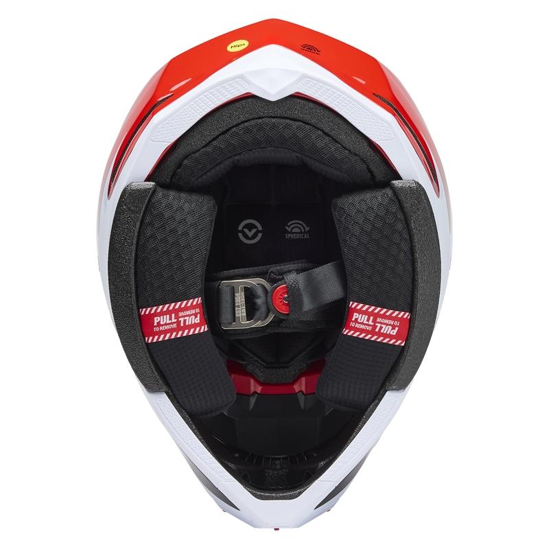 Casque BELL Moto-10 Spherical Fluid noir/rouge