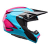 Casque BELL Moto-10 Spherical Fluid bleu/rouge