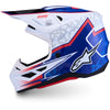 Casque ALPINESTARS S-M7 Blaster blanc/bleu