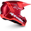 Casque ALPINESTARS S-M3 Radium rouge/blanc