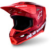 Casque ALPINESTARS S-M3 Radium rouge/blanc