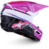 Casque ALPINESTARS S-M3 Falcon violet/blanc