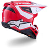 Casque ALPINESTARS S-M3 HEAT rouge/blanc/noir