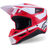 Casque ALPINESTARS S-M3 HEAT rouge/blanc/noir