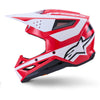 Casque ALPINESTARS S-M3 HEAT rouge/blanc/noir