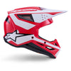 Casque ALPINESTARS S-M3 HEAT rouge/blanc/noir