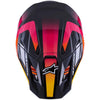 Casque ALPINESTARS S-M7 RISE noir/jaune/rose