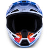 Casque ALPINESTARS S-M7 Core blanc/bleu