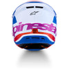 Casque ALPINESTARS S-M7 Core blanc/bleu