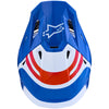 Casque ALPINESTARS S-M7 Core blanc/bleu