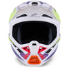 Casque ALPINESTARS S-M7 FUSE blanc/jaune/violet