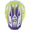 Casque ALPINESTARS S-M7 FUSE blanc/jaune/violet
