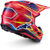 Casque ALPINESTARS S-M7 Cast rouge/jaune
