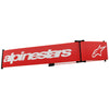 Bandeau de masque Alpinestars Supertech rouge blanc