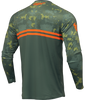 Maillot enfant THOR Sector Digi camo vert 2024