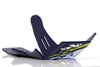 Sabot PEHD 8mm avec protection de biellette AXP Husqvarna 250/350 FC 2019-22 Bleu
