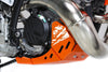 Sabot PEHD 8mm avec protection de biellette AXP KTM 250/300 EXC 2024-26 Orange