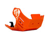Sabot PEHD 8mm avec protection de biellette AXP KTM 250/350 EXCF-350XWF 2024-26 Orange