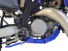 Sabot PEHD 8mm avec protection de biellette AXP Sherco SE125 FACTORY 2025-26 Bleu