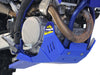 Sabot PEHD 8mm avec protection de biellette AXP Sherco 450/500 SEF 2025-26 Bleu