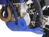 Sabot PEHD 8mm avec protection de biellette AXP Sherco 450/500 SEF 2025-26 Bleu