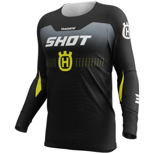 Maillot SHOT Aerolite Husqvarna noir 2026