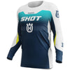Maillot SHOT Aerolite Husqvarna bleu 2026