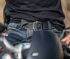 Ceinture en tissu gris PMJ