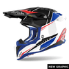 Casque Airoh Aviator 3 Push bleu/rouge 2024