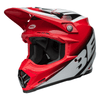 Casque BELL Moto-9S Flex Rail rouge/blanc