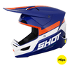 Casque SHOT Race Iron bleu/orange