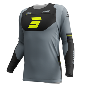 Maillot SHOT Contact Shield jaune fluo 2025