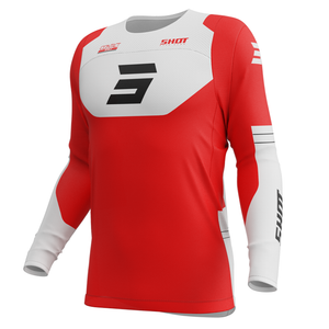 Maillot SHOT Contact Shield rouge