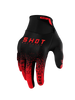 Gants SHOT Drift Edge rouge 2024