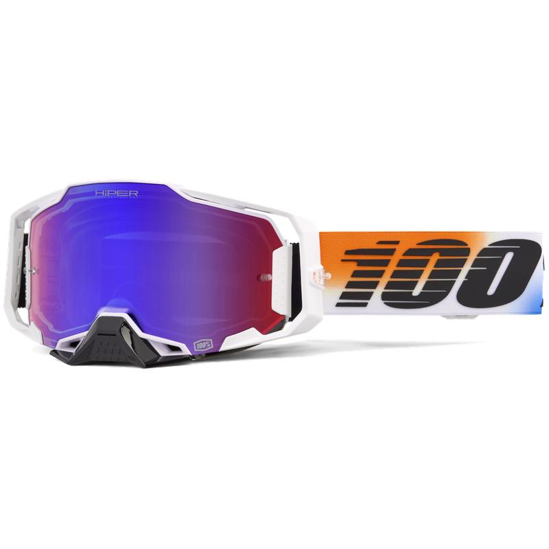 Lunettes 100% Armega Hiper United - Ecran iridium rouge/bleu