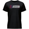 T-shirt Shot Gradient noir