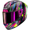 Casque intégral SHARK Aeron Fawn carbone violet jaune 2026