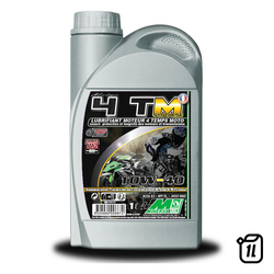 Huile moteur Minerva 4TM 100% Synthese 10W40 - 1L