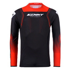 Maillot Kenny Titanium rouge 2025