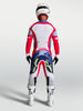 Tenue ALPINESTARS Supertech Dyna rouge/blanc