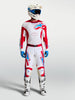 Tenue ALPINESTARS Racer Hunt blanc/rouge