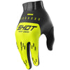 Gants Enfant SHOT Race Evo jaune fluo 2026