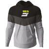 Sweat à capuche Shot Stripe noir